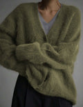 Loose V-neck Cardigan