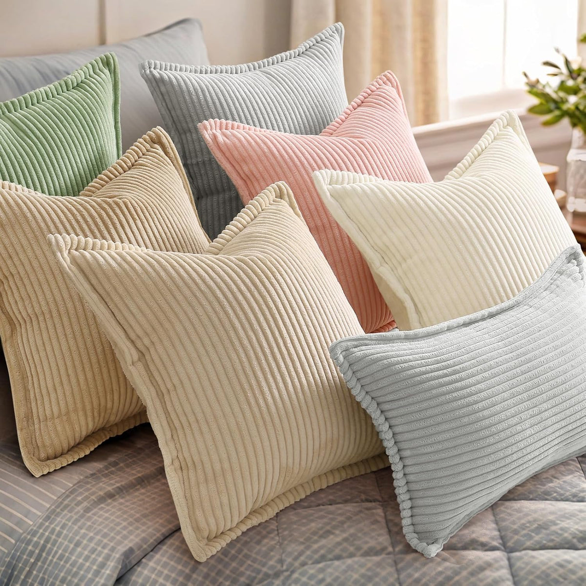 Corduroy Pillow Covers - Set of 2