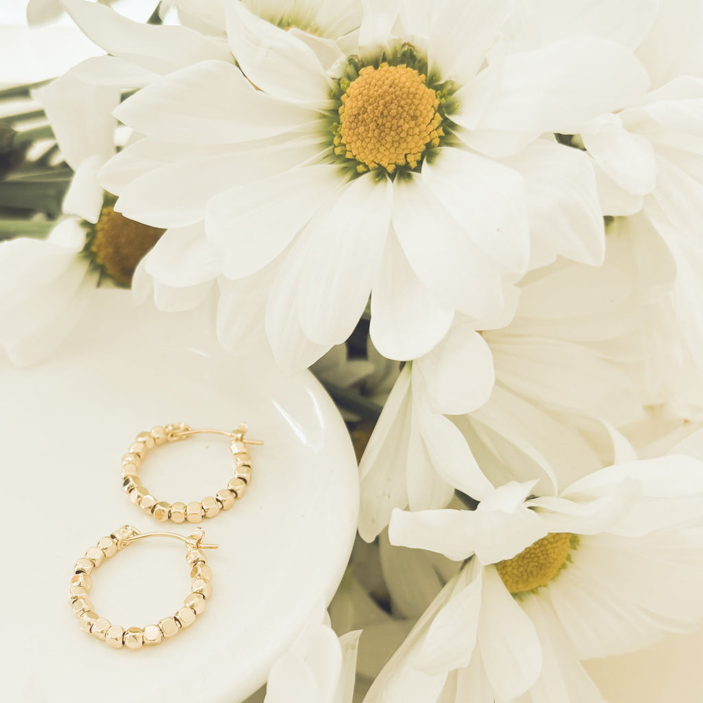 Glimmer Hoop Earrings