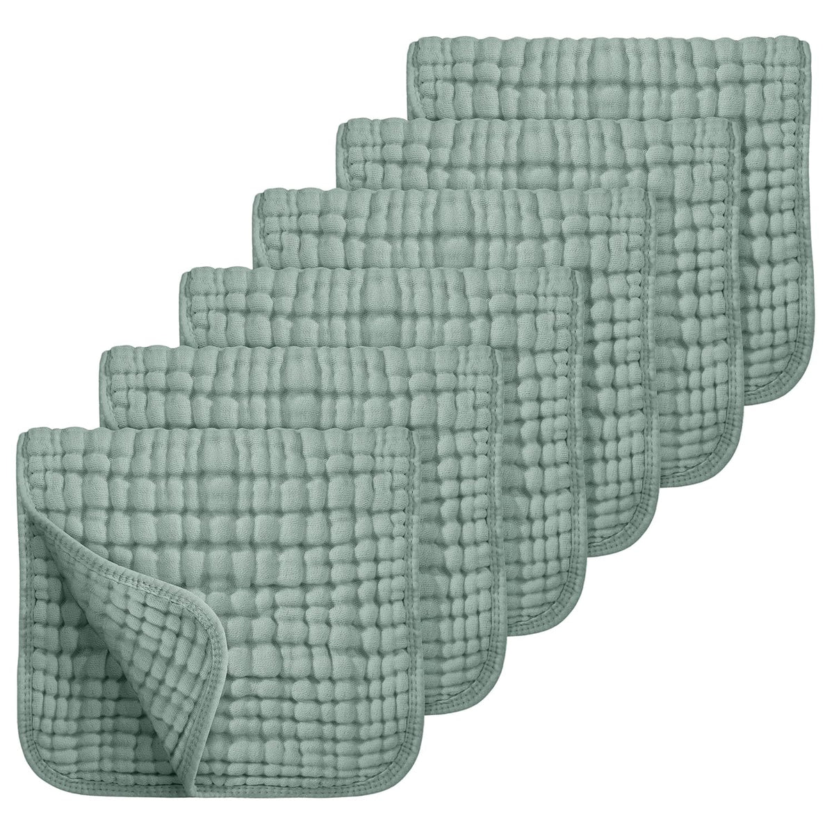 Muslin Burp Cloths - 9 Color options