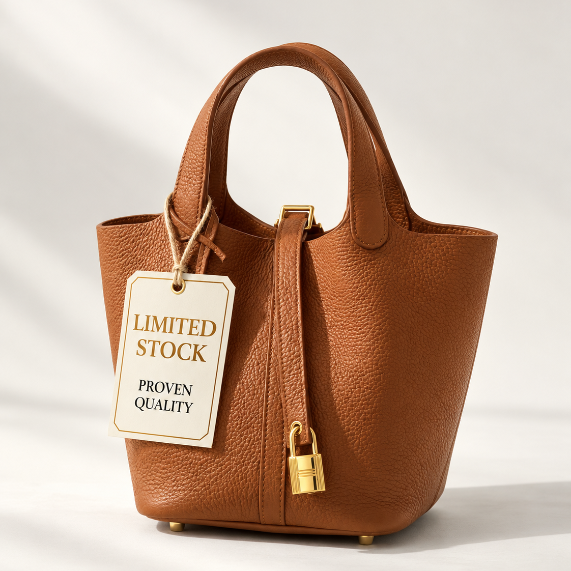 Leather Bucket Bag