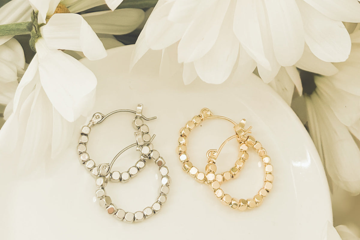 Glimmer Hoop Earrings