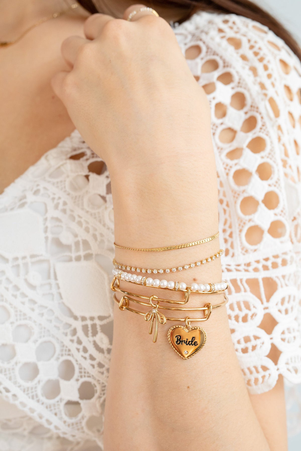 Alex + Ani Bow Charm Bangle