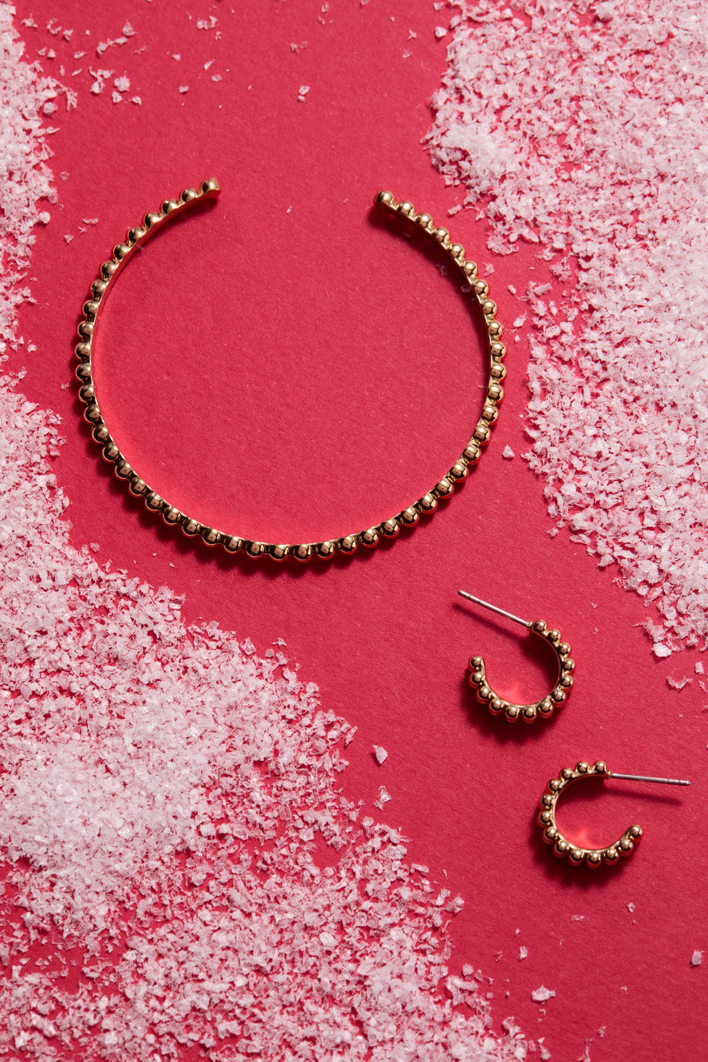 Alex + Ani Gold Beaded Cuff Bracelet