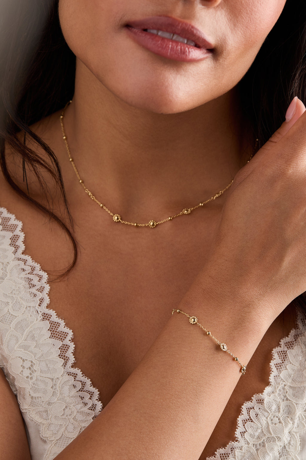 Alex + Ani Floret Chain Bracelet