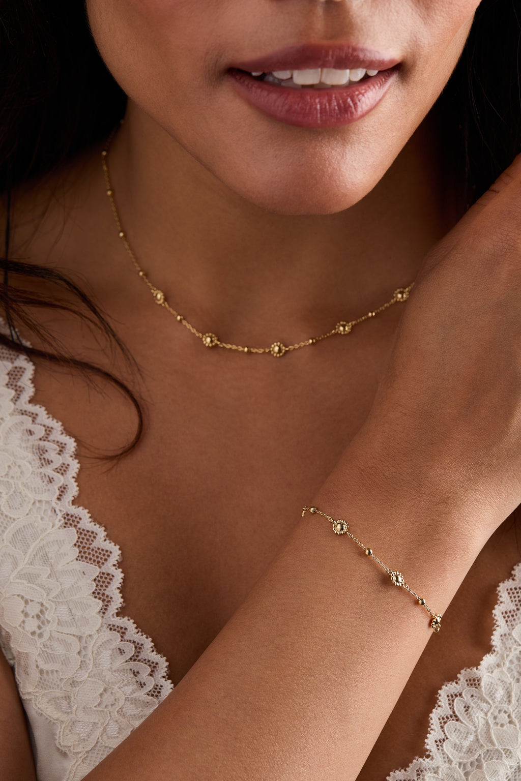 Alex + Ani Floret Chain Bracelet