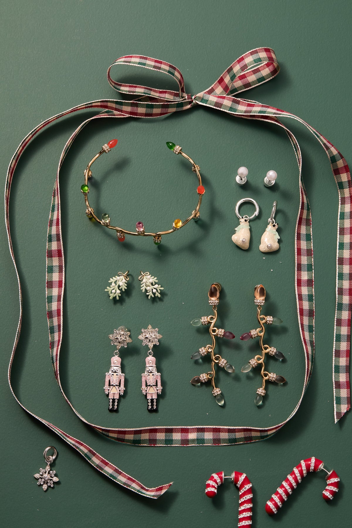 Alex + Ani Christmas Muted Light Bulb Earrings