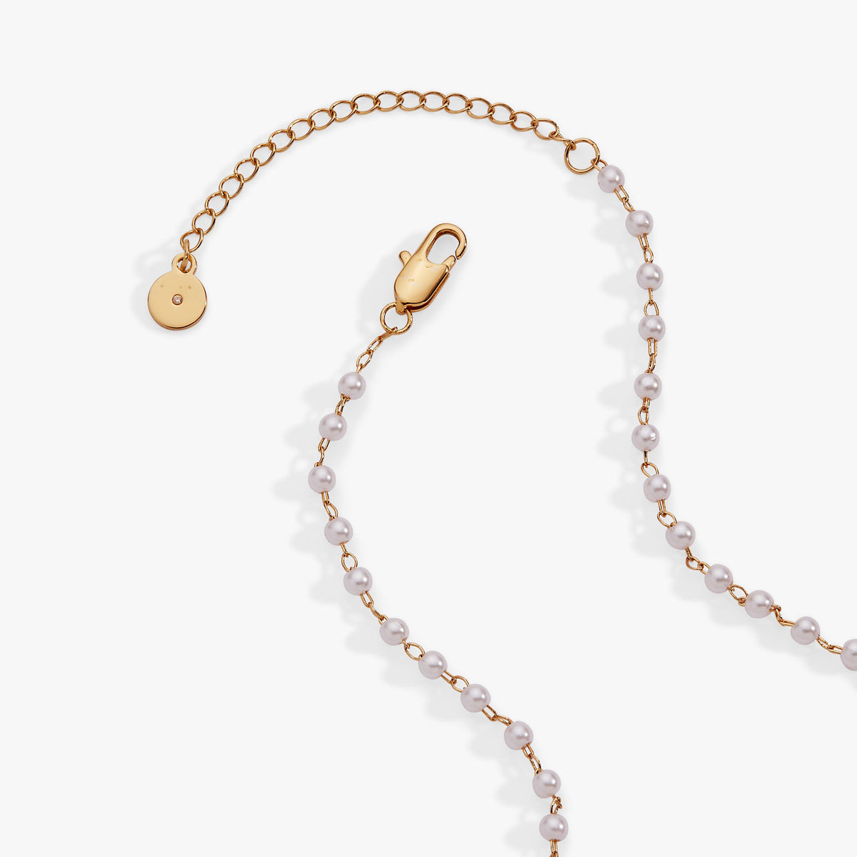 Alex + Ani Bow Pearl Coquette Necklace