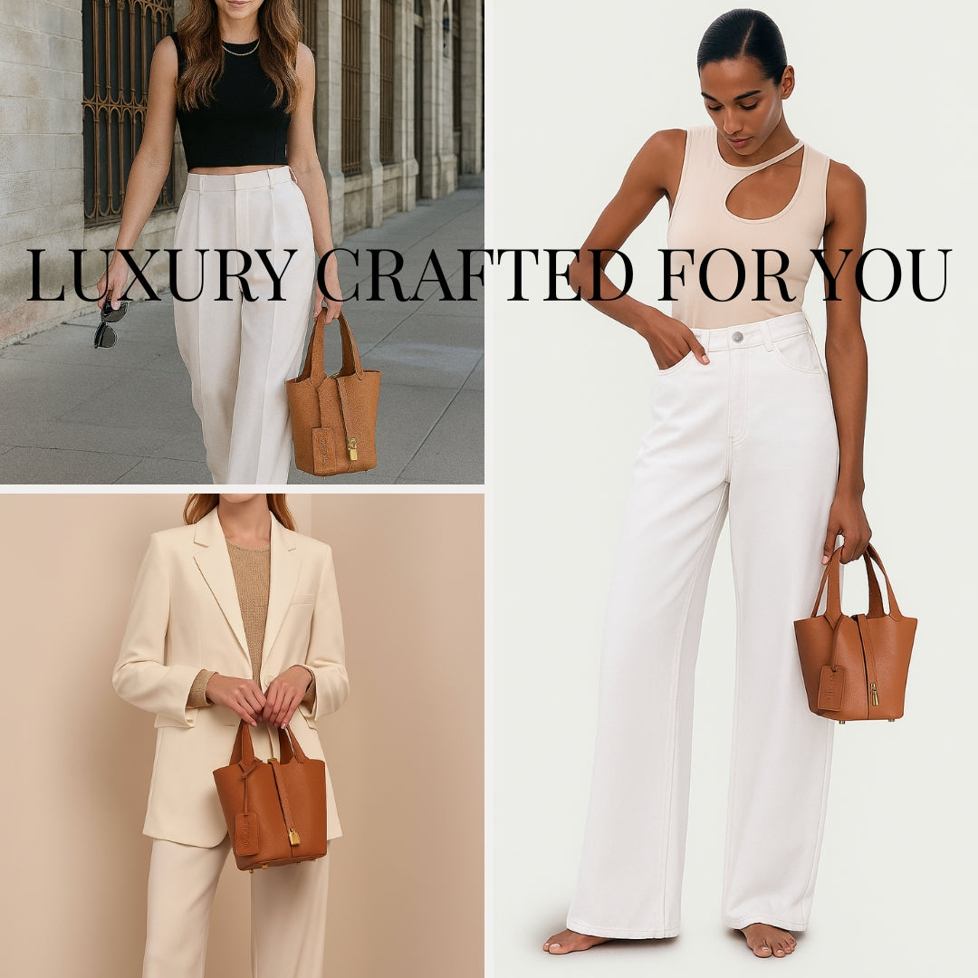 Leather Bucket Bag
