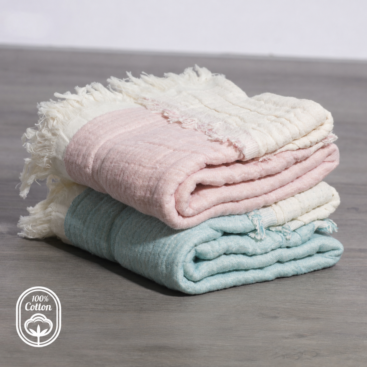 100% Cotton Muslin Baby Blankets