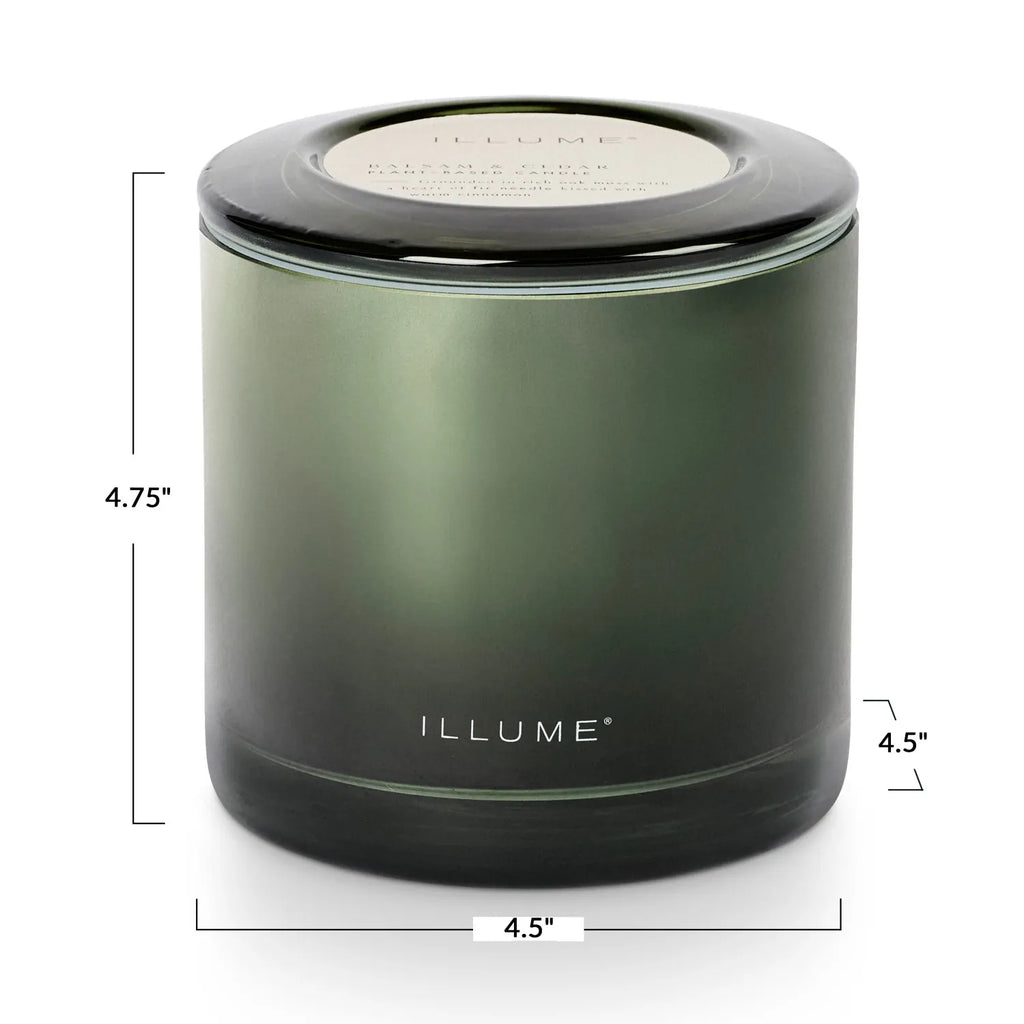Balsam & Cedar Statement Glass Candle