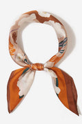 Floral Pattern Blocks Bandana Summer Scarf