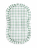 Light Green Checkered Baby Lounger Cover