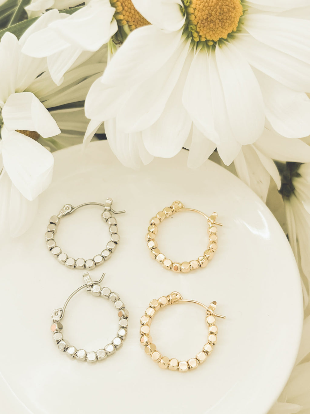 Glimmer Hoop Earrings