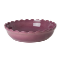 Round Large Stoneware Oven Dish | Purple