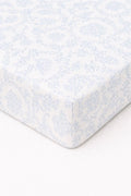 Blue Chinoiserie Crib Sheet