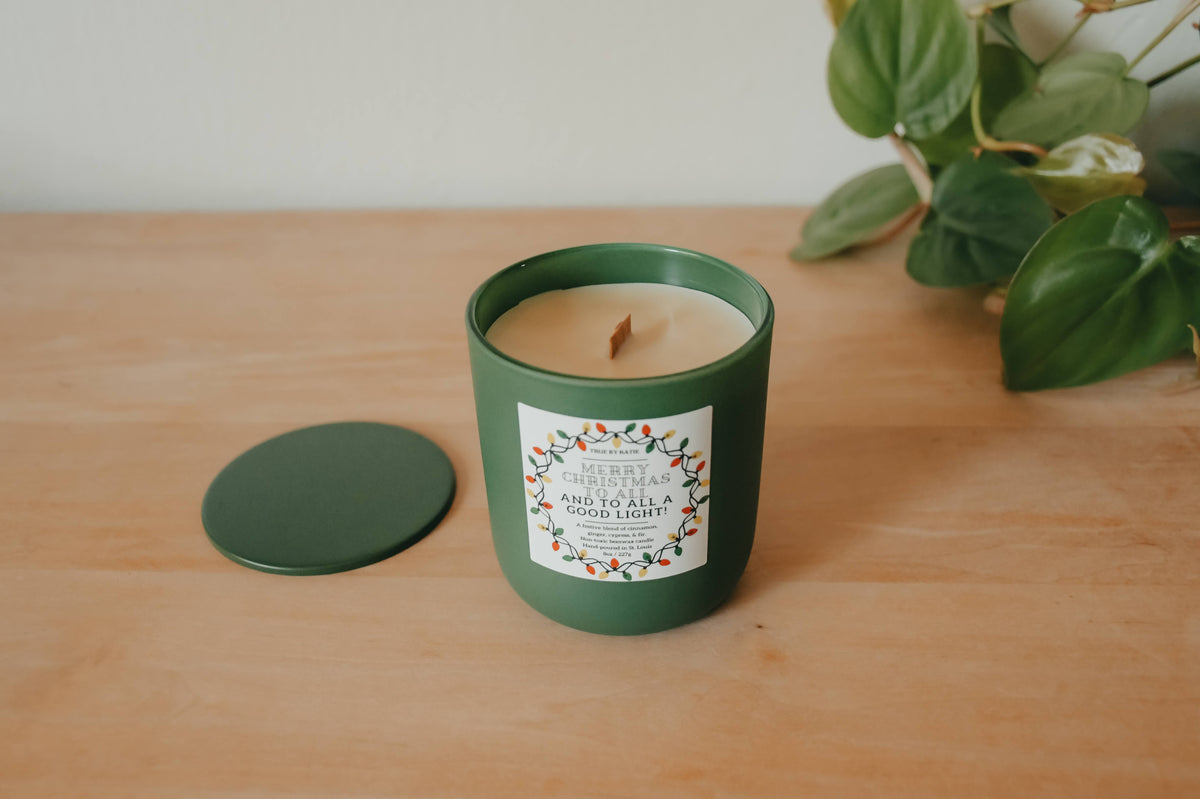 Merry Christmas to All, and to All a Good Light Refillable Candle