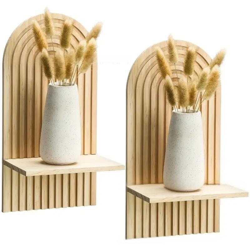 Bohemian style arched shelf