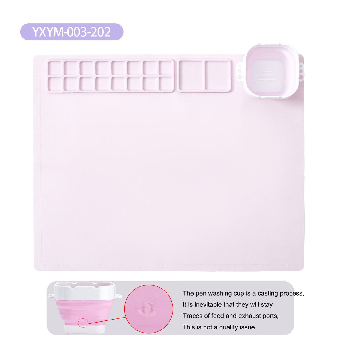 Silicone painting pad