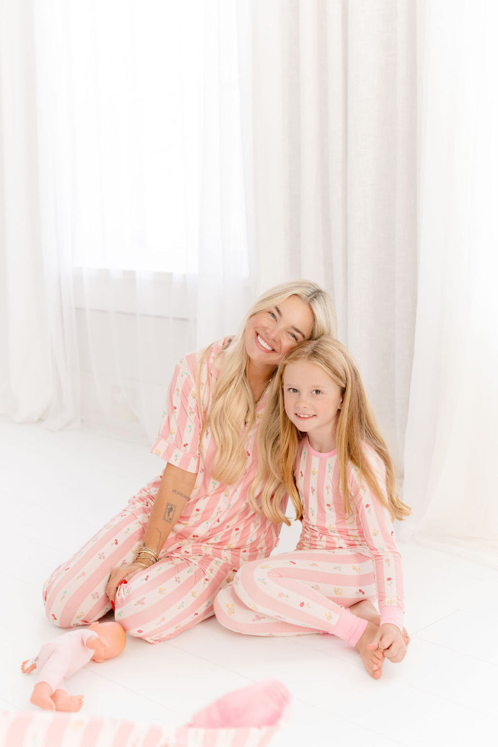 Nora Stripes Woman’s Button Up Pajamas