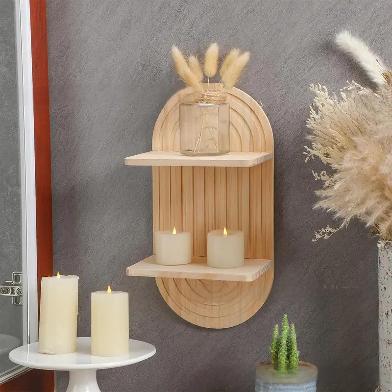 Bohemian style arched shelf