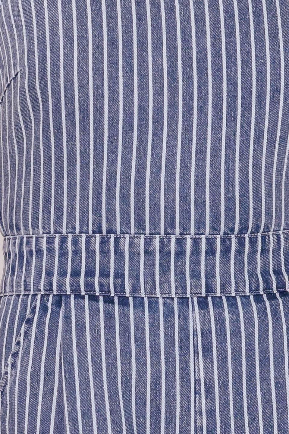 BEGIN AGAIN BLUE DENIM JUMPSUIT