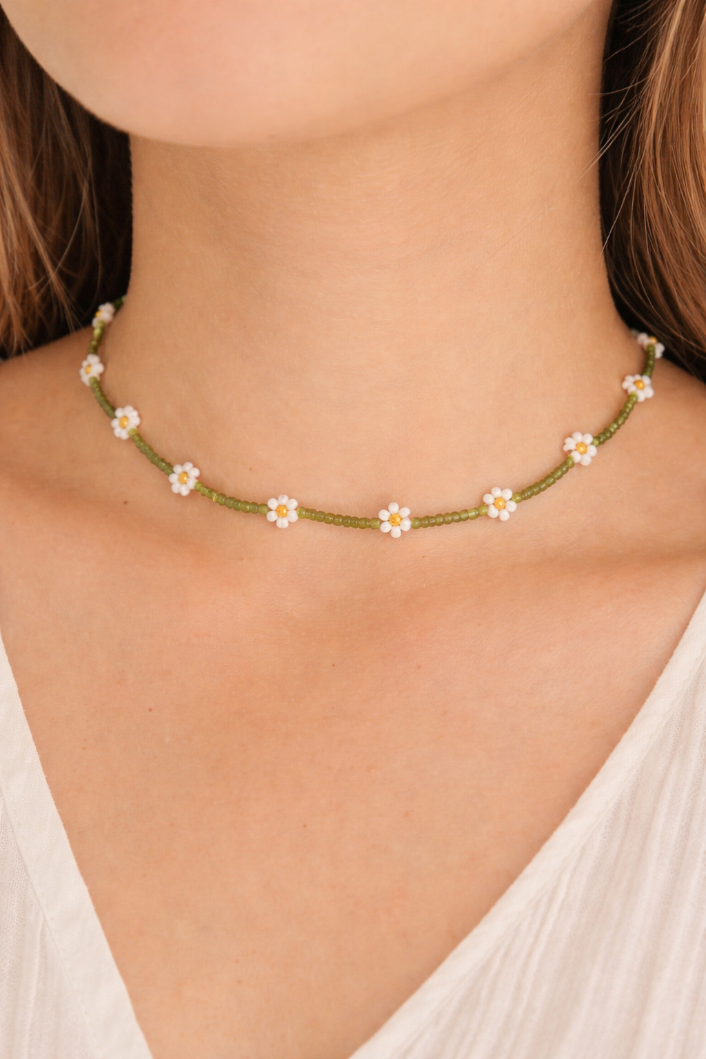 Flora Beaded Necklace