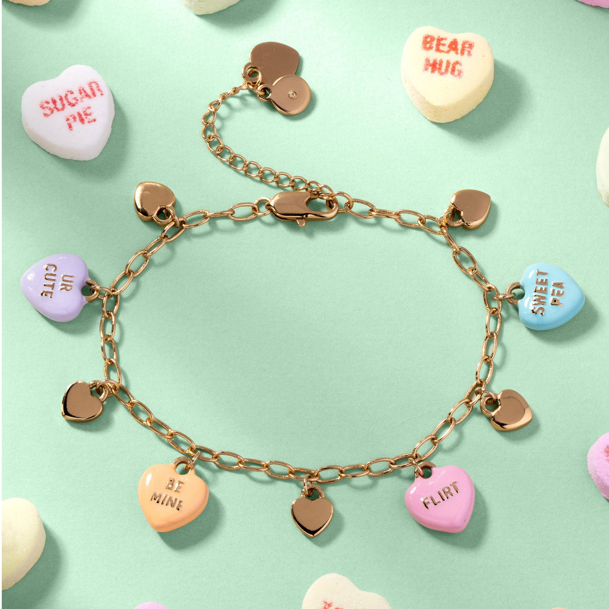 Alex + Ani Sweethearts® Multi-Charm Bracelet