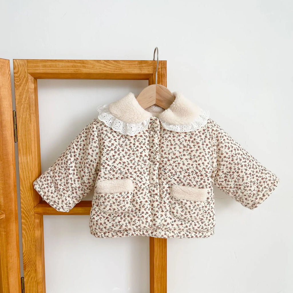Girl Winter Jacket - Faux Lamb
