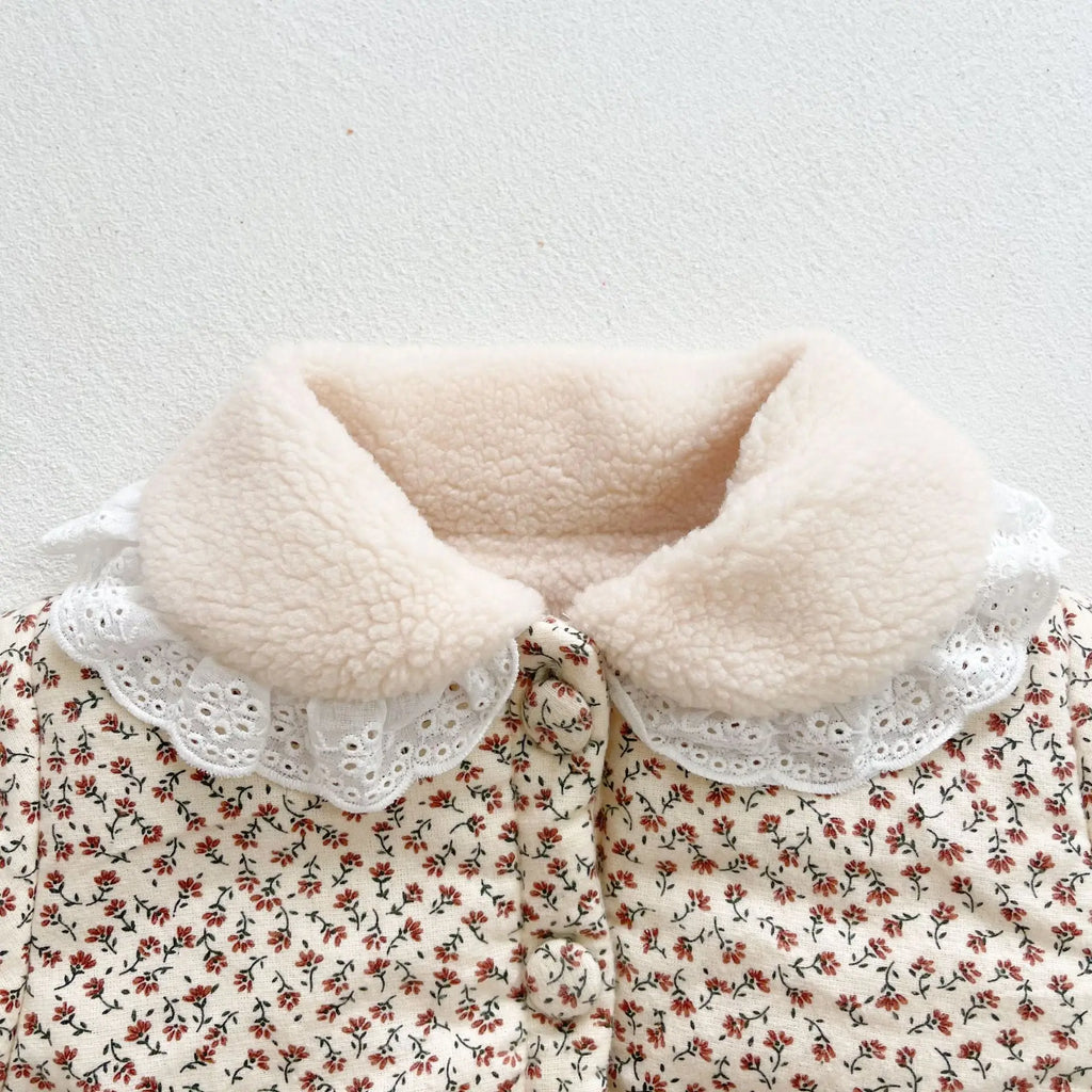 Girl Winter Jacket - Faux Lamb
