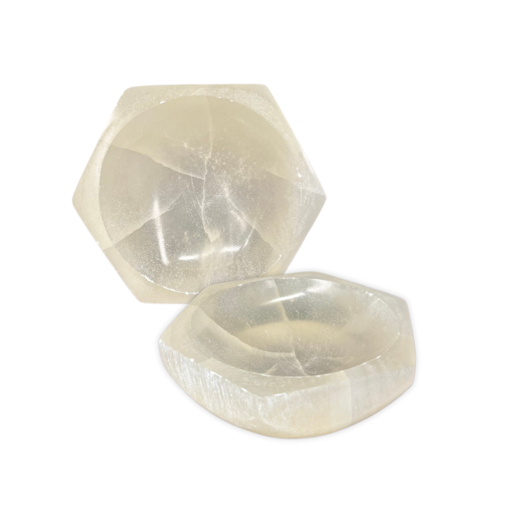 Hexagon Selenite Dish