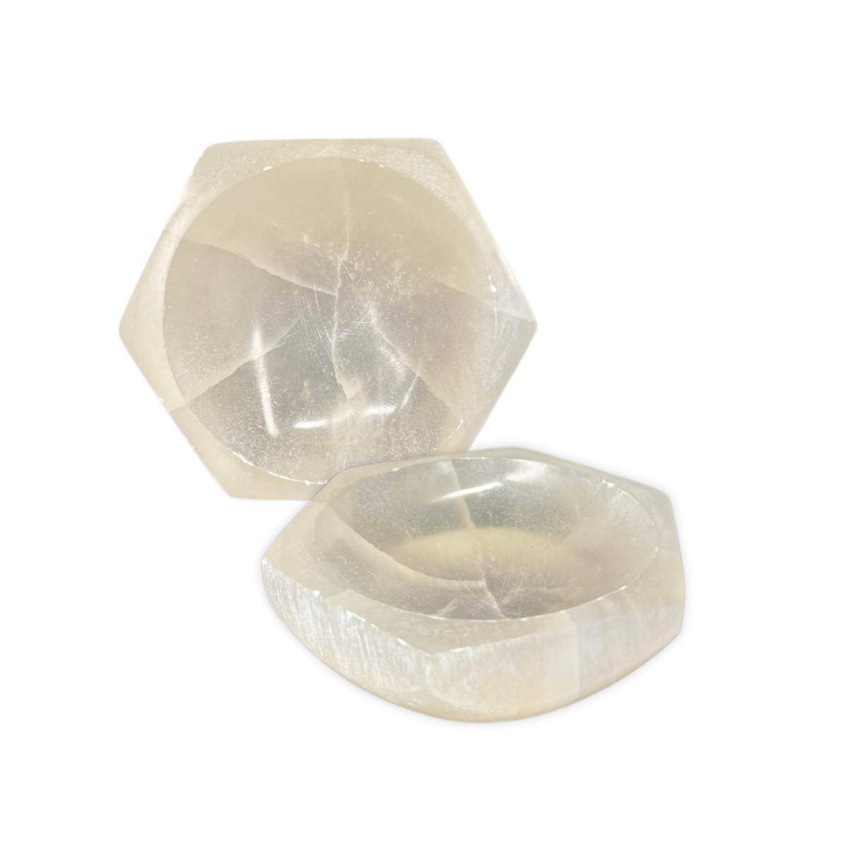 Hexagon Selenite Dish