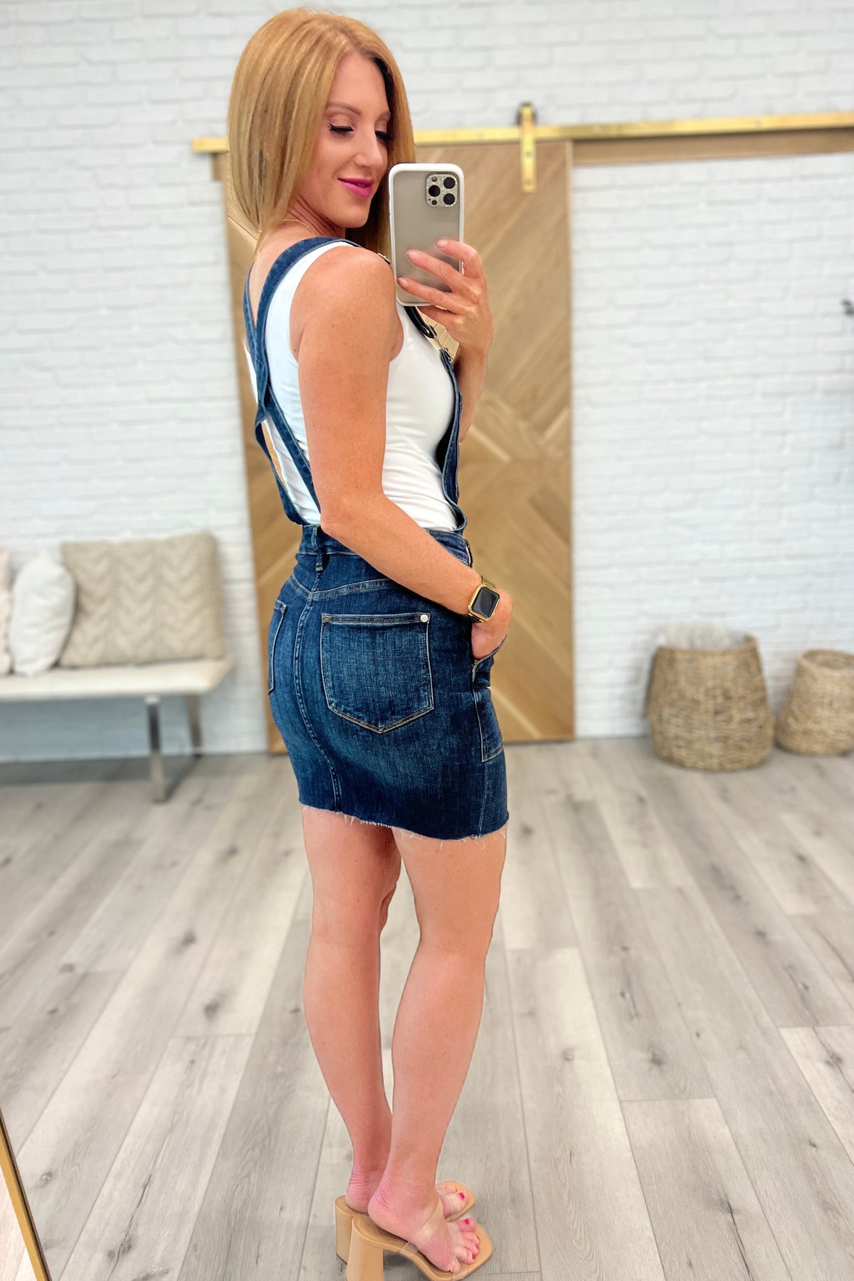 Agnes Denim Overall Dress By Judy Blue
