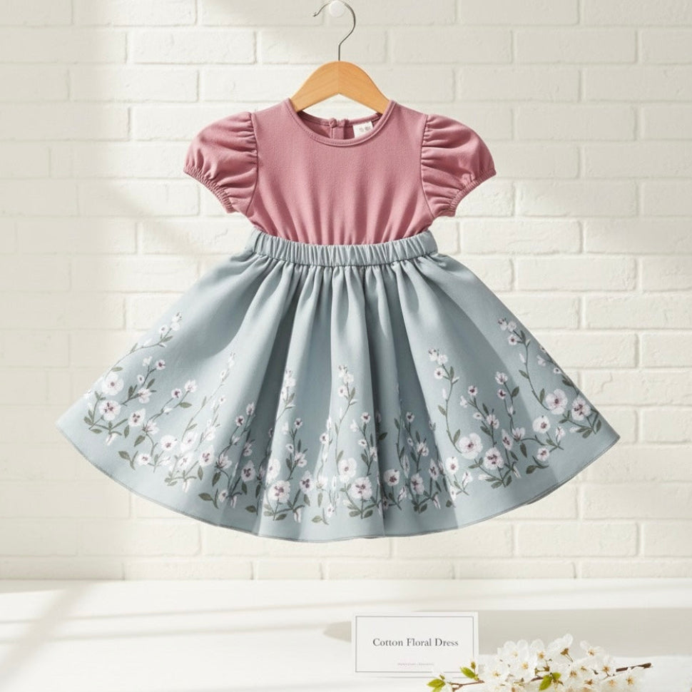 Organic Cotton Dress for Girls - Bloom