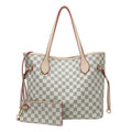 Large Capacity Checkered Tote