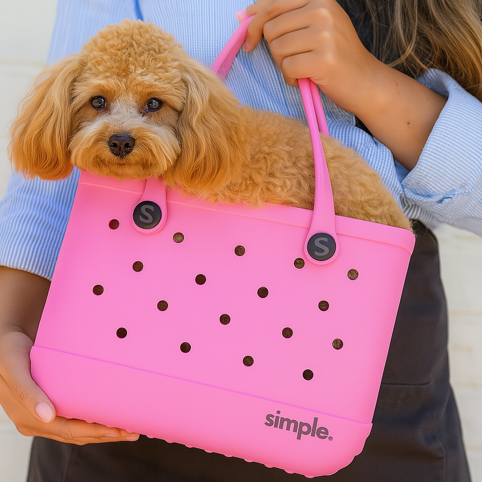 Small Tote – Haute Pink