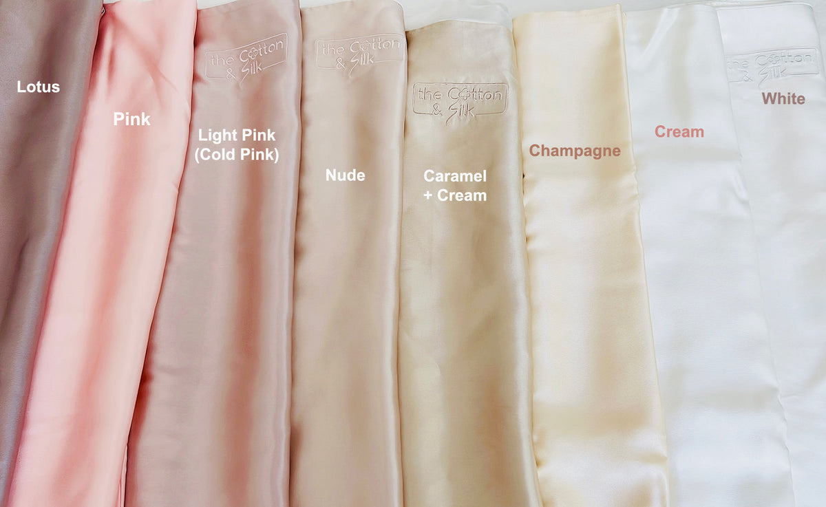 King-size Luxurious 22 Momme Mulberry Silk Pillowcase, Cold Pink