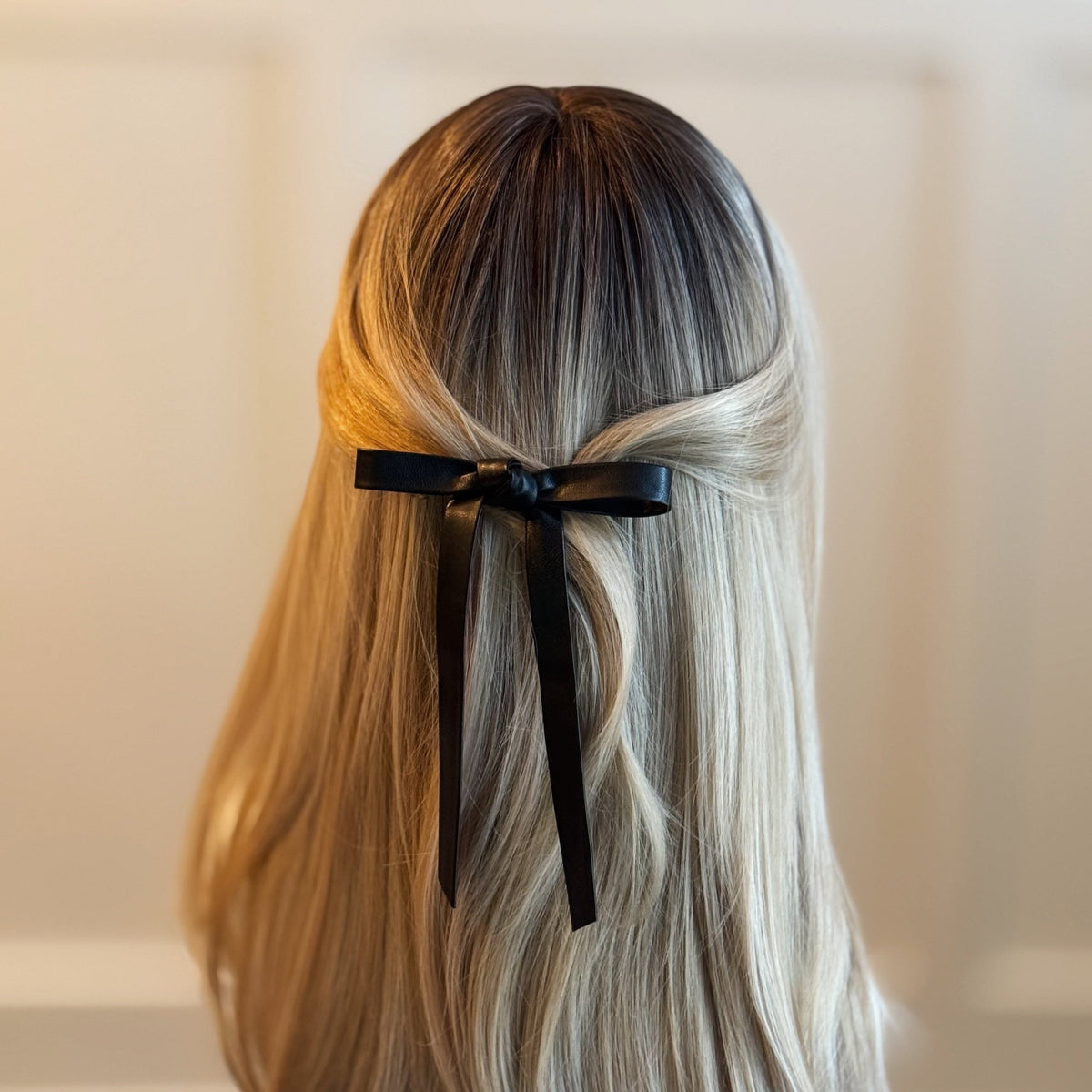 Preppy Structured Bow Hair Clip Set Of 2