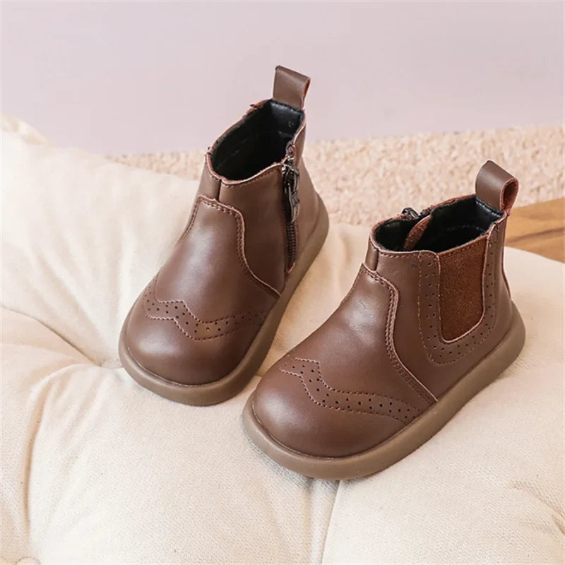 Leather Ankle Boots - Baby + Toddler