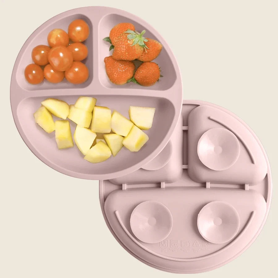 Baby Silicone Suction Plate BPA-Free Toddler Feeding Bowl Non-Slip Training Tableware