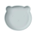 1PC Silicone Baby Suction Plate – Cartoon Bear Shape Feeding Plate for Kids, Baby Food Storage & Eating Training Tableware