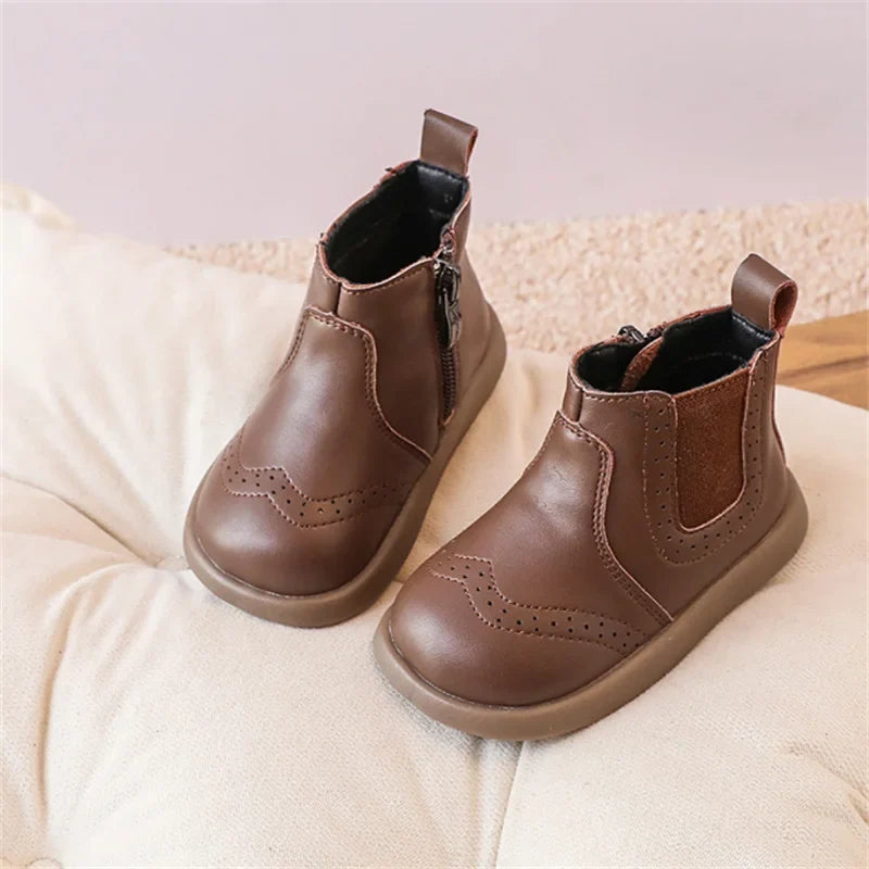 Leather Ankle Boots - Baby + Toddler