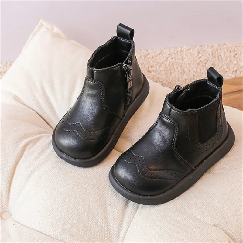 Leather Ankle Boots - Baby + Toddler
