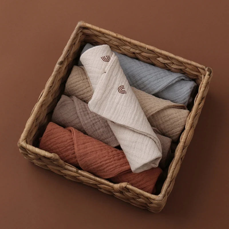 Muslin Baby Washcloth - 5 pc