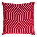 Vanderbilt Velvet Pillow Cover in Fuchsia, Schumacher Textiles