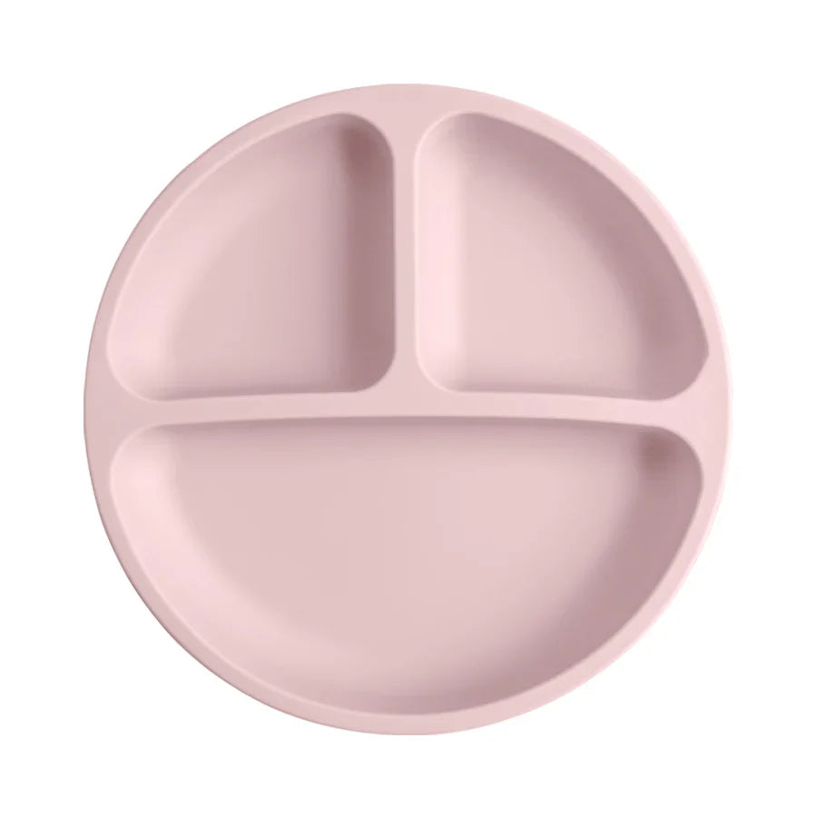 Baby Silicone Suction Plate BPA-Free Toddler Feeding Bowl Non-Slip Training Tableware