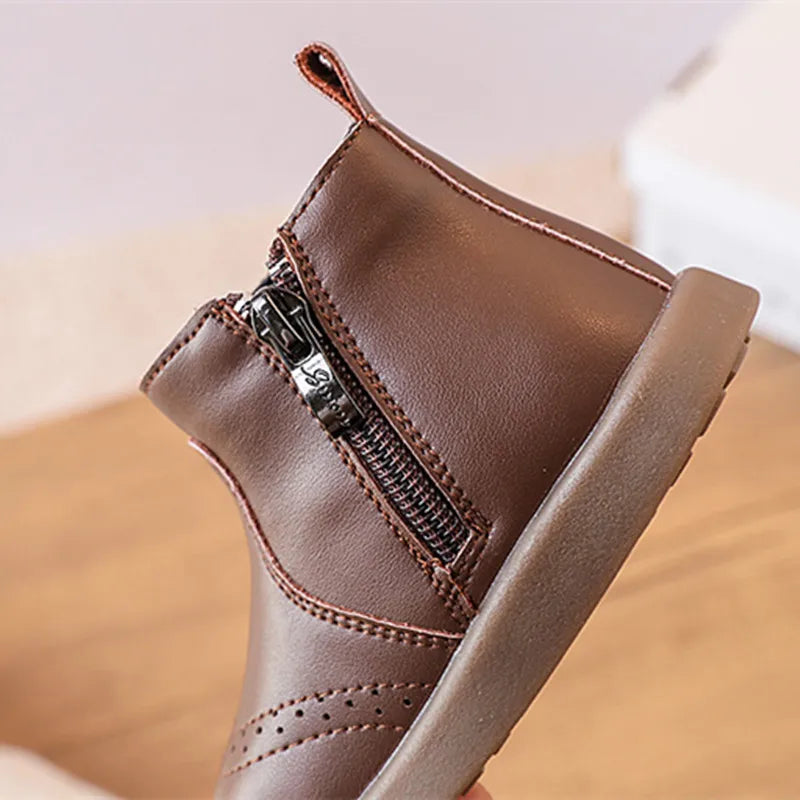 Leather Ankle Boots - Baby + Toddler