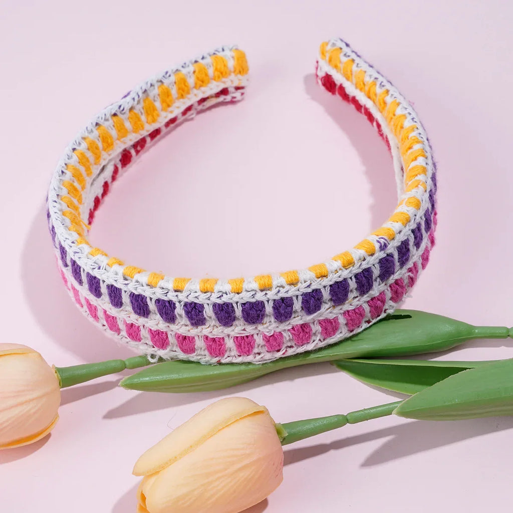 Bohemian Handmade Knitted Summer Headband
