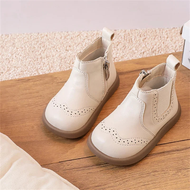 Leather Ankle Boots - Baby + Toddler