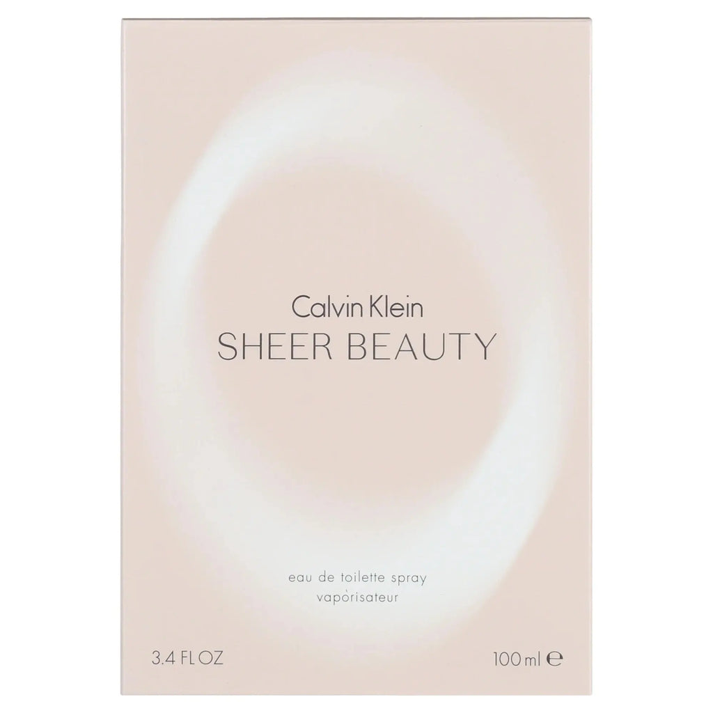 Sheer Beauty Calvin Klein Women 3.4oz EDT Spray